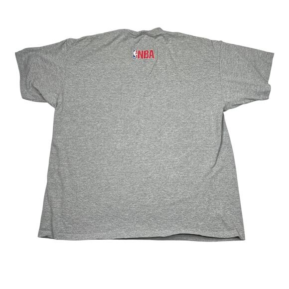 Vintage 90s MGD Miller Genuine Draft NBA Basketball Tee T-Shirt Gray Adult 2X - Picture 2 of 6